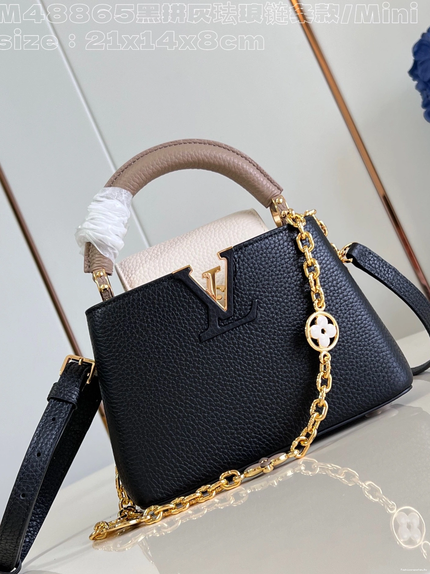 FS CHEAP LOUIS CAPUCINES VUITTON MINI-21*14*8CM 0717